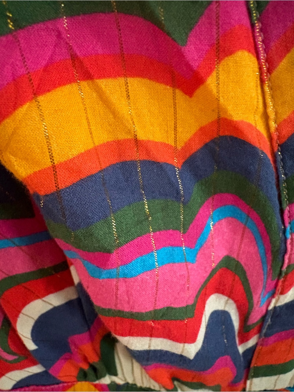 Boden Serena Tie Chevron Maxi Dress - Multicolor - Picture 5 of 10